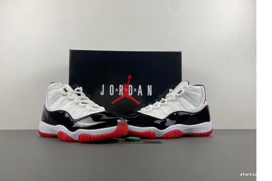 Retro CT8012-106  Bred Jordan 11 CT8012-106 High Concord 0122